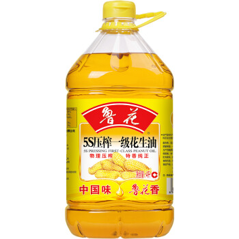 4L鲁花5s压榨一级花生油