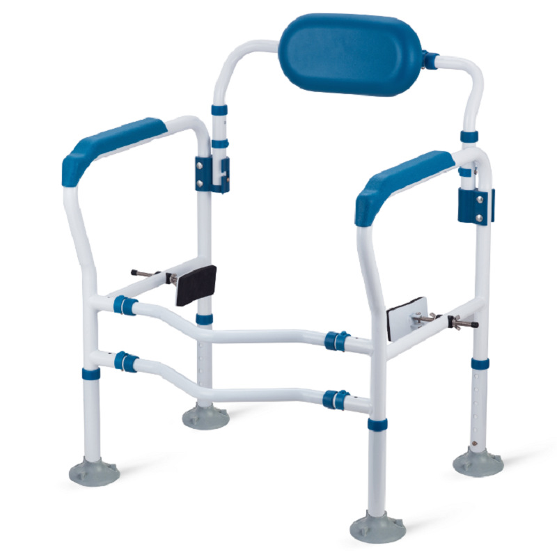好步五代加强版马桶扶手LQX-050028（蓝色）马桶扶手架子老人厕所助力扶手架