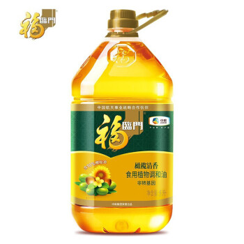 中粮福临门橄榄清香食用植物调和油5L