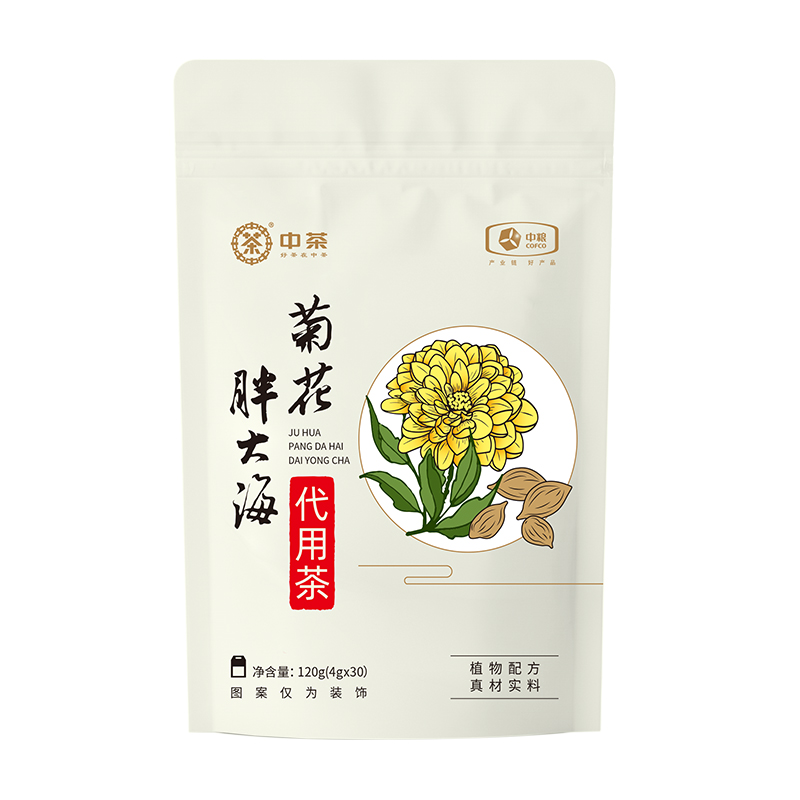 中粮中茶胖大海菊花代用茶120g
