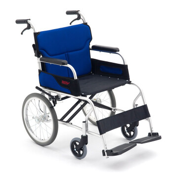 日本MIKI三贵轮椅车LSC-2折叠轻便超轻便携老人老年旅行轮椅老人残疾人手动轮椅轻便可折叠 小轮