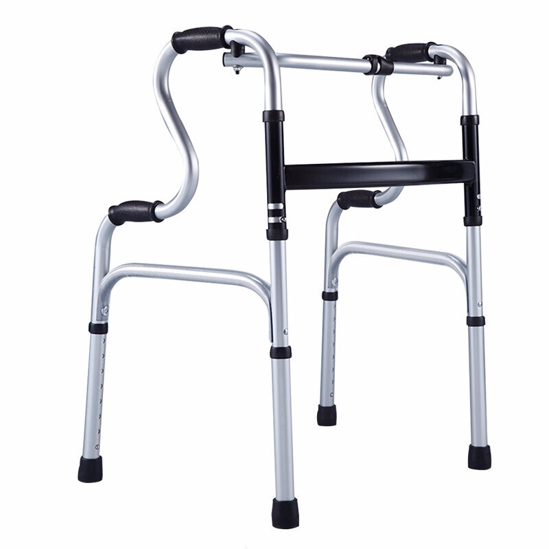 雅德 老人助行器四脚行走辅助器轻便可折叠助步器走路扶手架代步手扶椅YC-8203