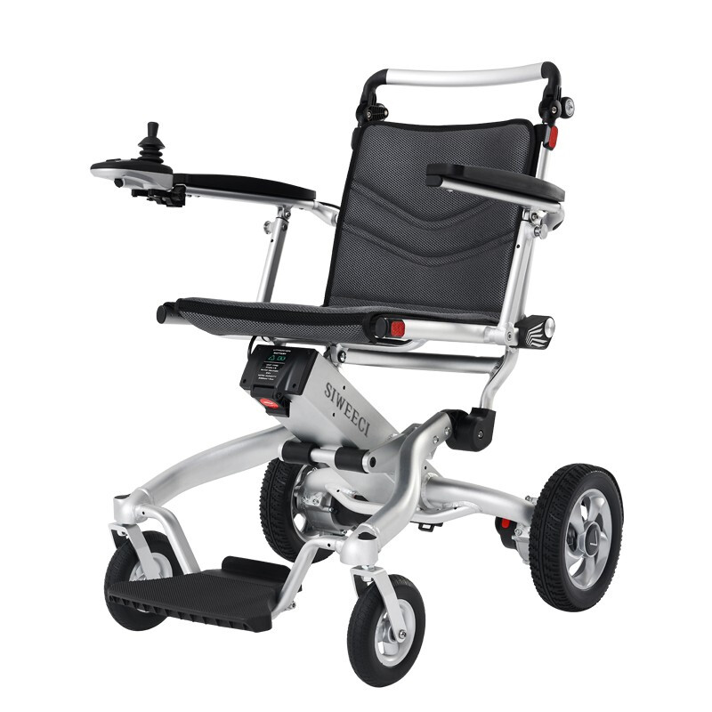德国斯维驰 电动轮椅可折叠可平躺多处可调节的电动轮椅BAW05 银色 BAW05