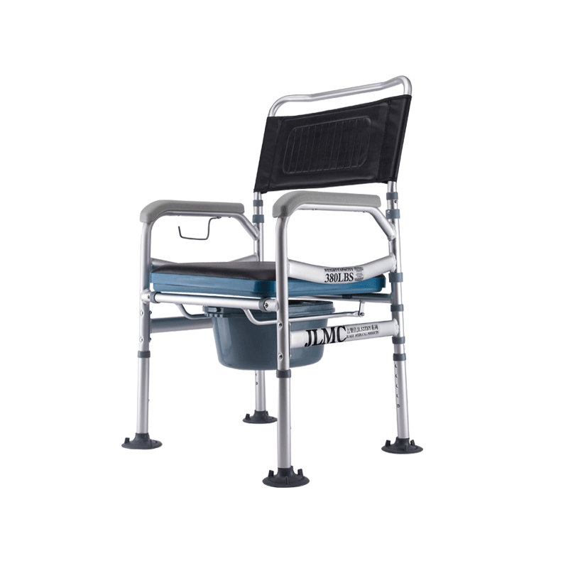 吉乐佳三代坐便椅52系列三代JL5203S双侧加固铝合金主架+沙发盖板+吹塑座板+大吸盘