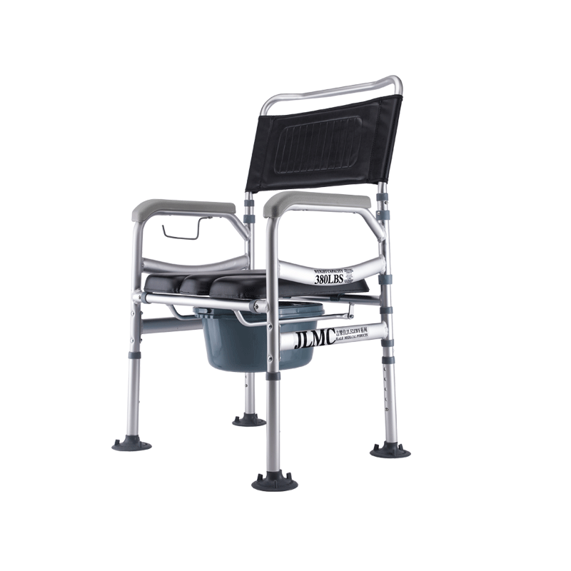 吉乐佳三代坐便椅52系列三代JL5204S双侧加固铝合金主架+软座+大吸盘 zby-5204S
