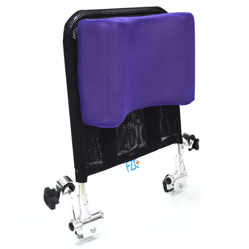 富士康通用型轮椅头靠1903 轮椅头靠枕头轮椅通用配件 紫色