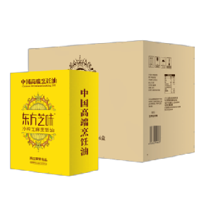 燕庄-东方芝味冷榨芝麻烹饪油礼盒500mL*2