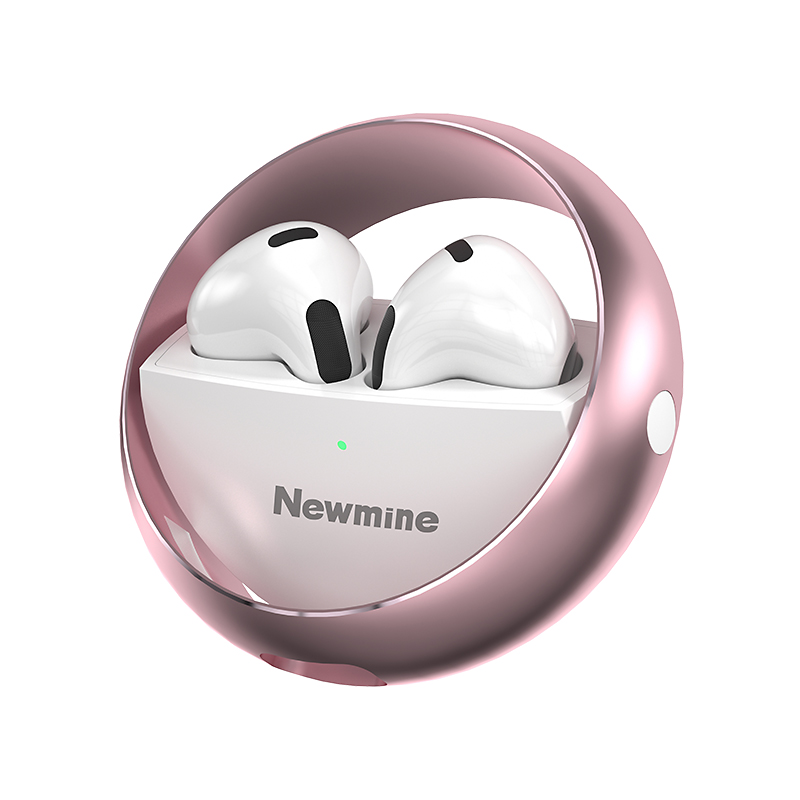纽曼（Newmine）MK006真无线蓝牙耳机 半入耳舒适佩戴 长续航适用于小米华为苹果手机 金色