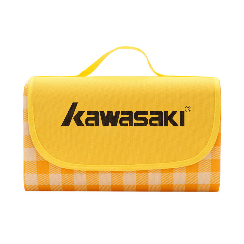 川崎野餐垫200*200cm 白黄格K3I00-A0812-1