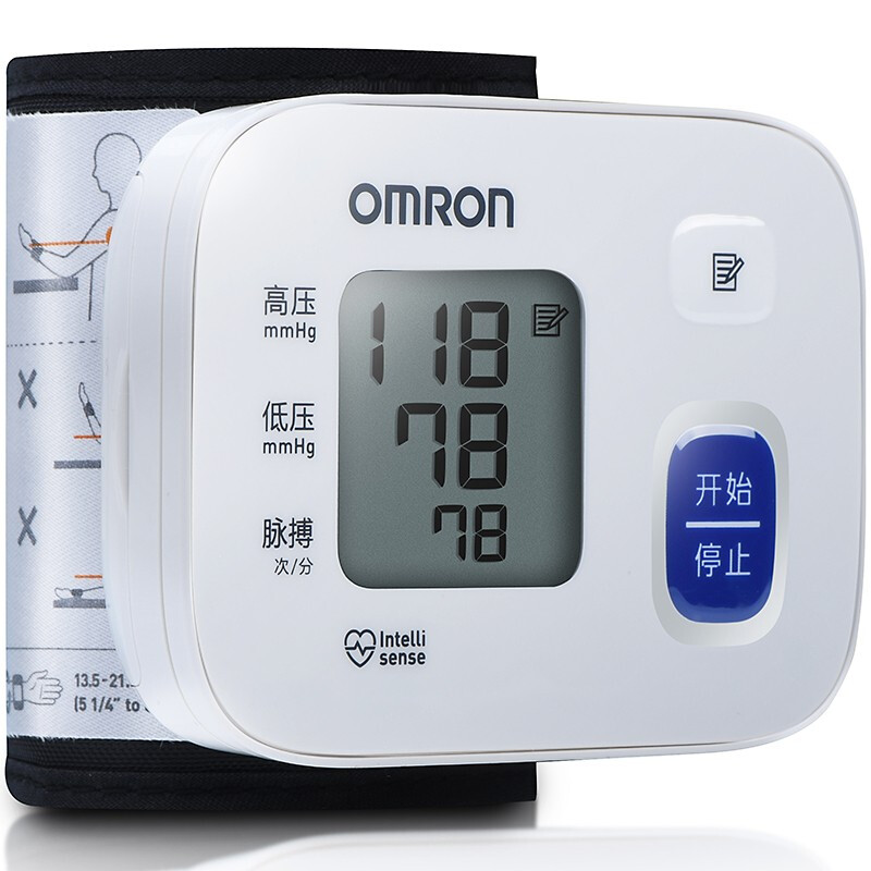 欧姆龙电子血压计HEM-6160老人家用手腕式高精准全自动血压测量仪