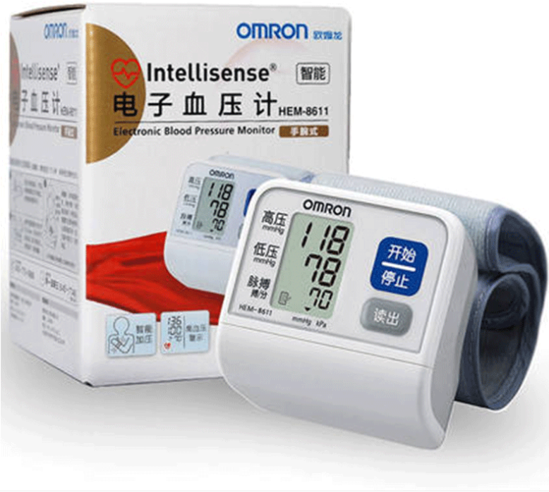欧姆龙腕式电子血压计HEM-8611家用手腕智能全自动加压电子血压计