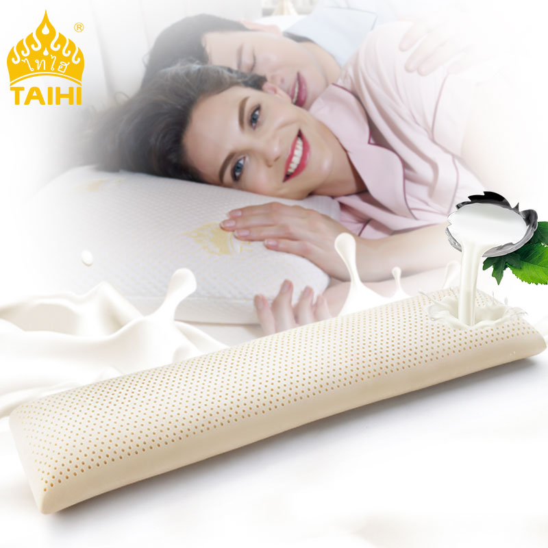 泰嗨（TAIHI）双人枕情侣夫妻枕泰国进口天然乳胶枕头枕芯睡眠枕头 国内发货