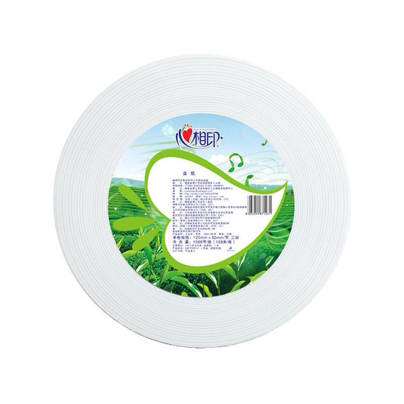 心相印商用茶语三层188米大盘纸卫生纸（12卷）ZB010（箱装）