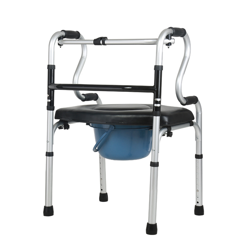 雅德铝合金助行器助步器洗澡椅坐厕椅 YC8204NWP 不带轮款