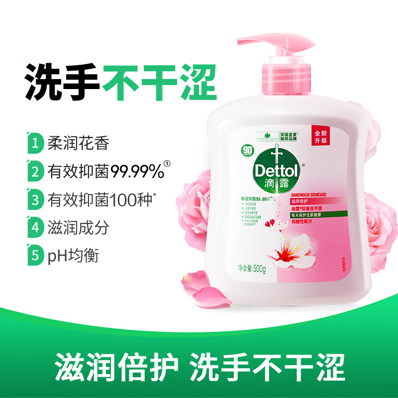 滴露洗手液滋润倍护500g