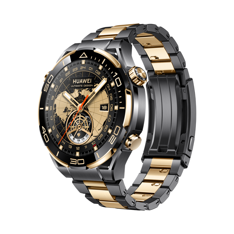 UAWEI WATCH ULTIMATE DESIGN非凡大师黄金表双向北斗卫星消息