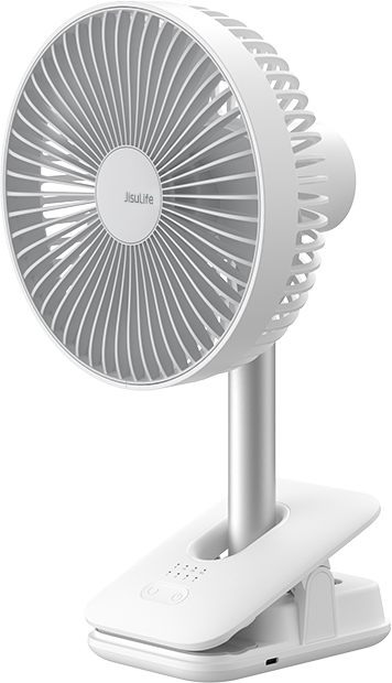 几素夹子摇头风扇Clip Fan Life7（FA13R）-8000mAh 白