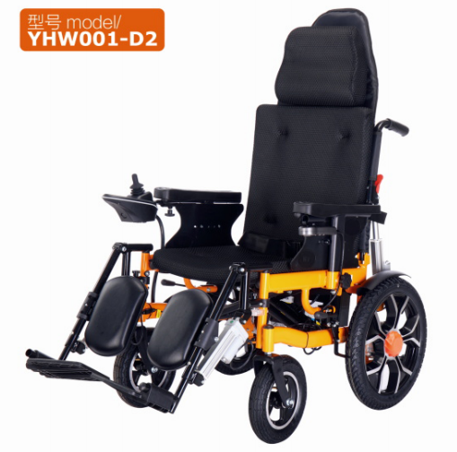 梦八小轮电动轮椅车可躺YHW001-D2（40A锂电电池/6.45kg/40km续航）
