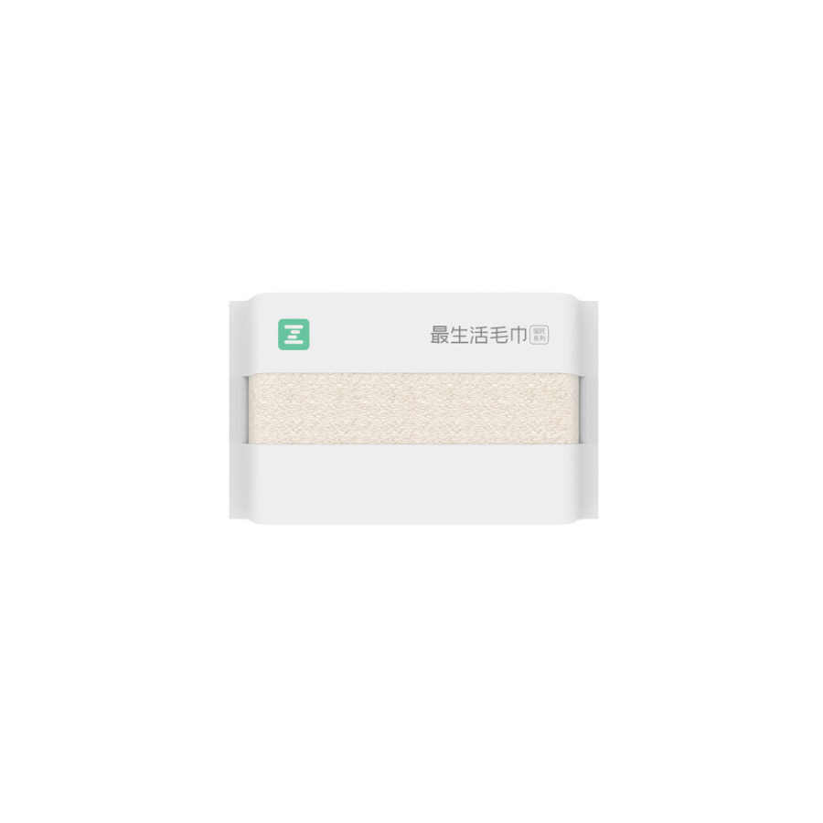 最生活A-1180小米毛巾纯棉强吸水 阿瓦提长绒棉 米色 34*72cm