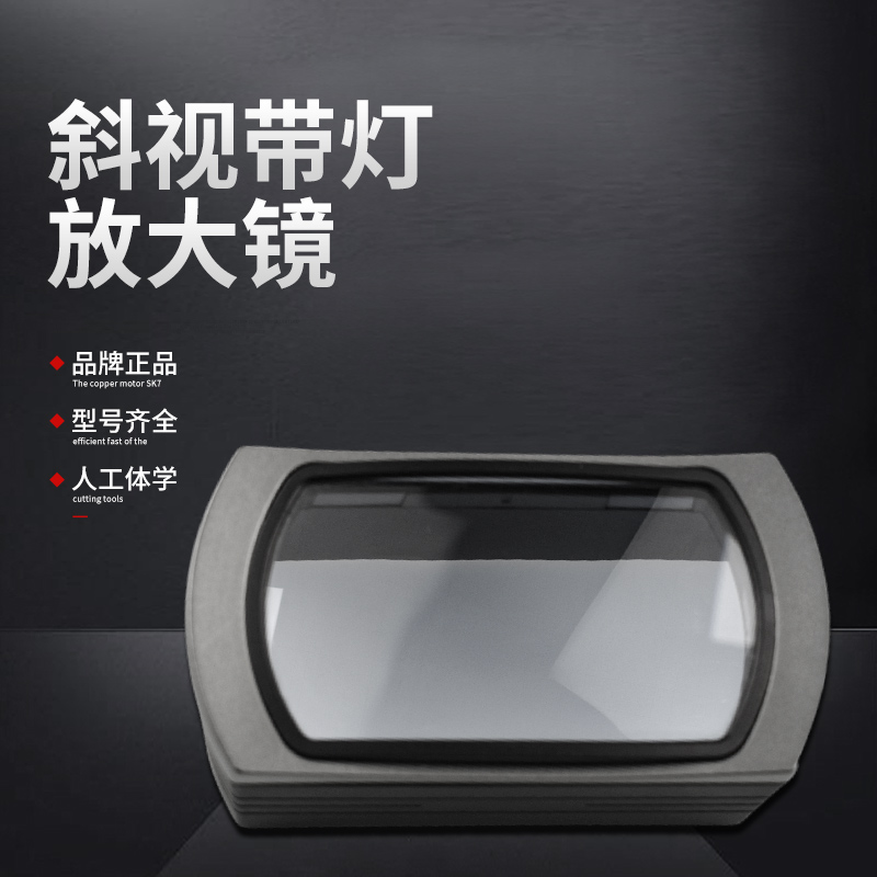 五凡 5F桌面倾斜LED放大镜8011
