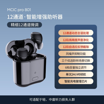 左点助听器（数字12通道非app）MCIC PRO 801