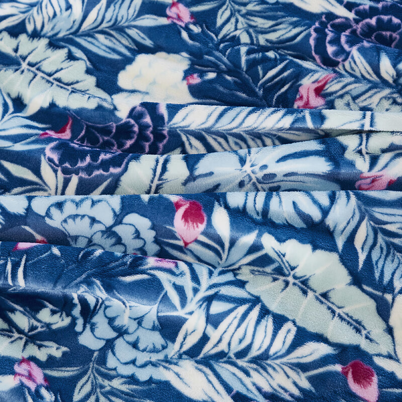 花花公子貂狐绒毯-春野	HDHT06	180*200cm