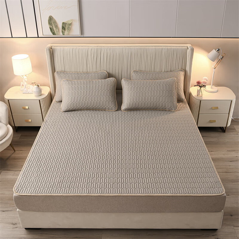 花花公子乳胶凉席三件套-清凉银	H3RJLX01