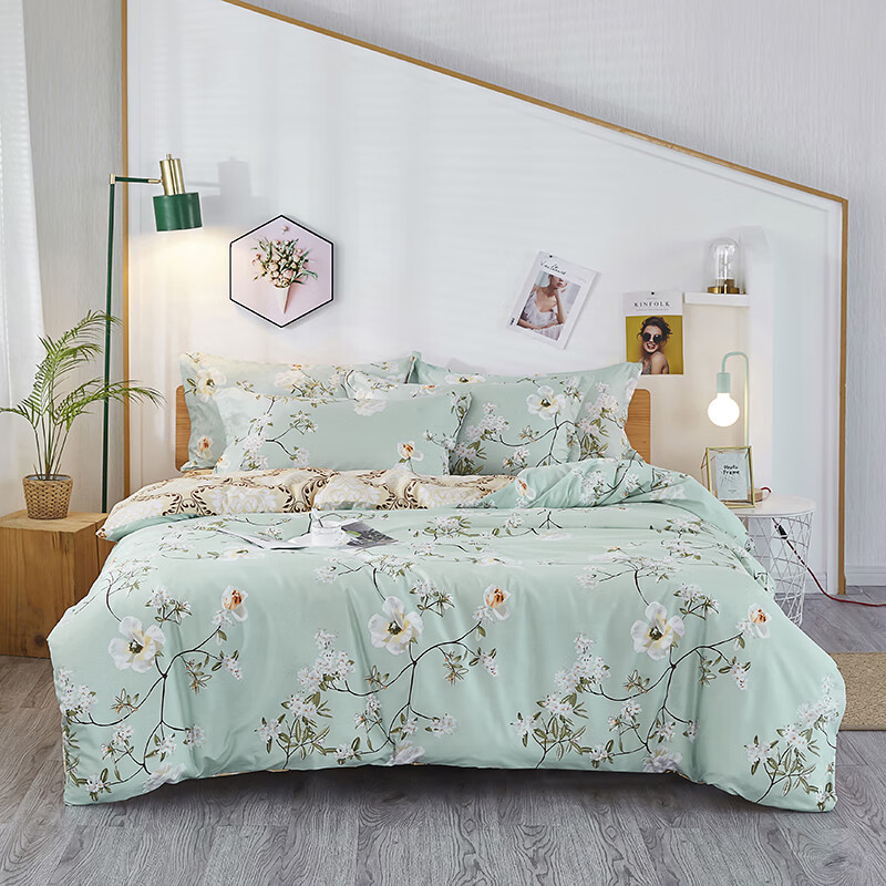 花花公子亲肤棉四件套-情意正浓 H4QF02