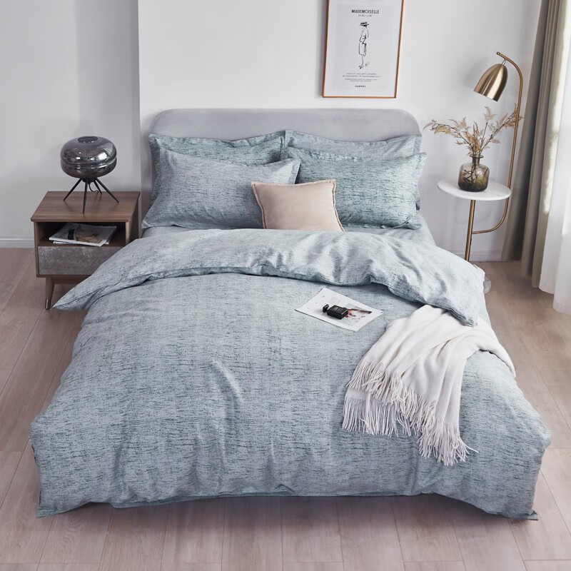 生态洛卡棉四件套-色织生活 H4LK02