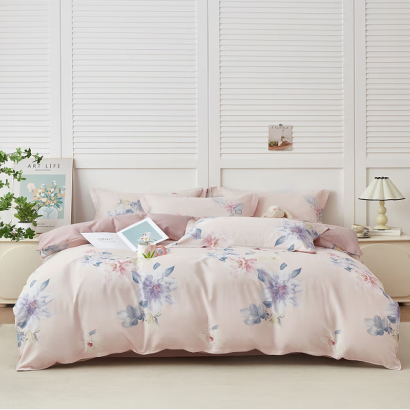 花花公子全棉四件套粉黛花眠 H4QM28