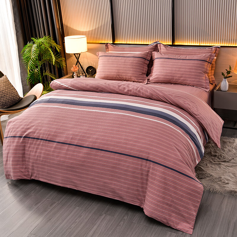 花花公子全棉磨毛四件套-安东尼 H4MM01