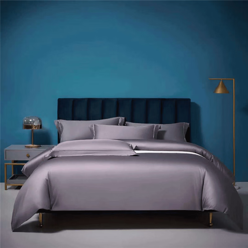 花花公子长绒棉四件套-紫灰 H4CRM01