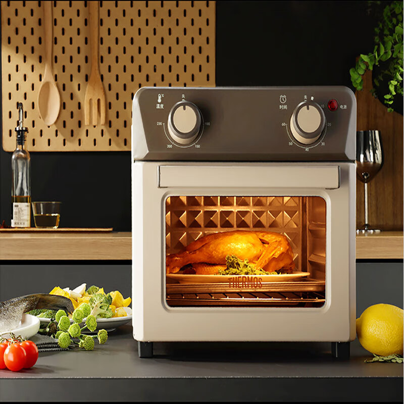 膳魔师空气炸电烤箱沥青灰1300W EHA-5118A