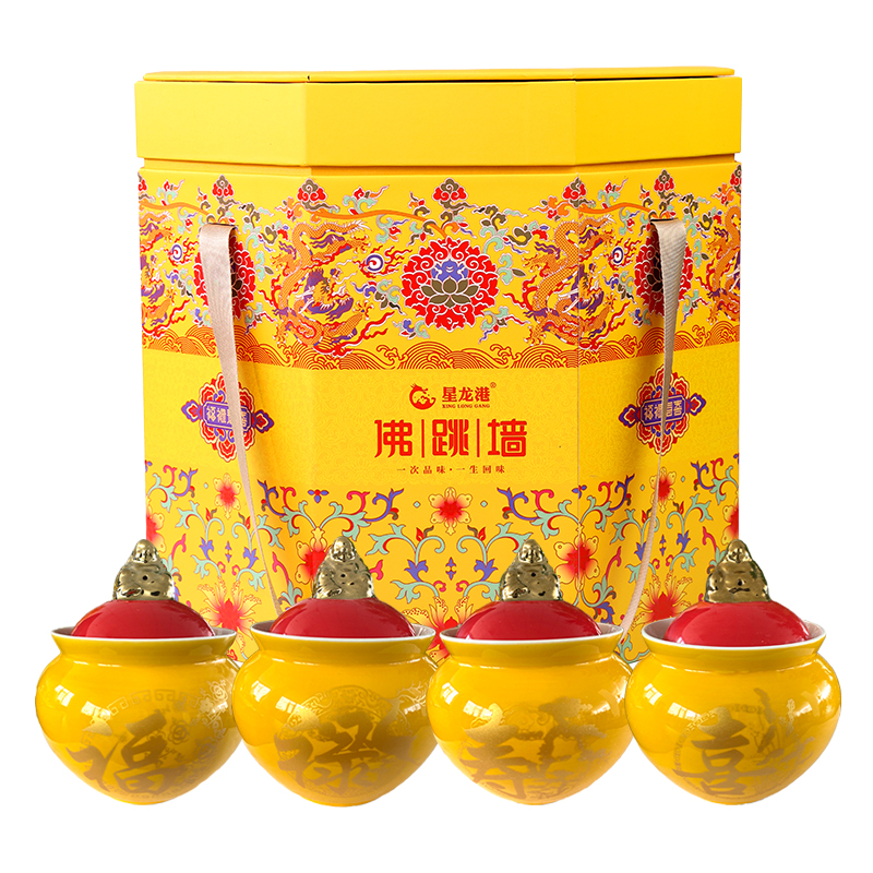 星龙港佛跳墙-福禄寿喜大连辽刺参260g*8罐