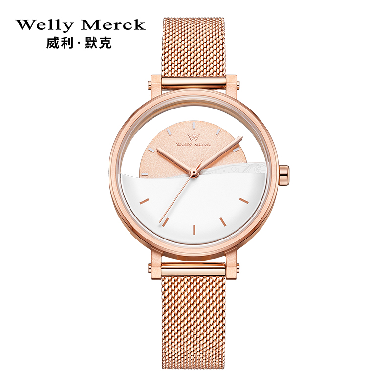 welly merck威利默克轻奢时尚百搭腕表WM188L WM188L-网带